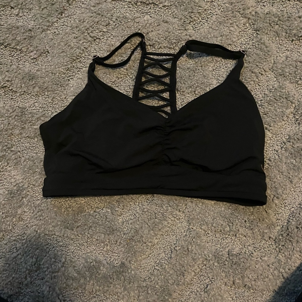 Carrie Underwood Calia Bikini Top w Criss Cross Detail
